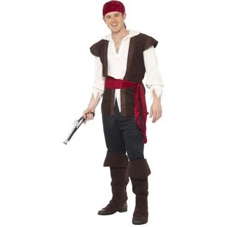 Compleet piratenpak | Verkleedkleding piraat maat L (52-54)